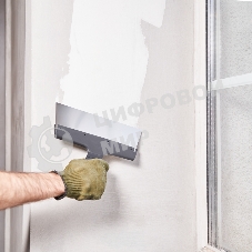 Шпатель фасадный Rexant 250 мм нержавеющая сталь, пластмассовая рукоятка