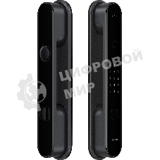 Умный замок Aqara D100 Zigbee врезной разбл.отпеч.паль. 2480mAh черный (ZNMS20LM)