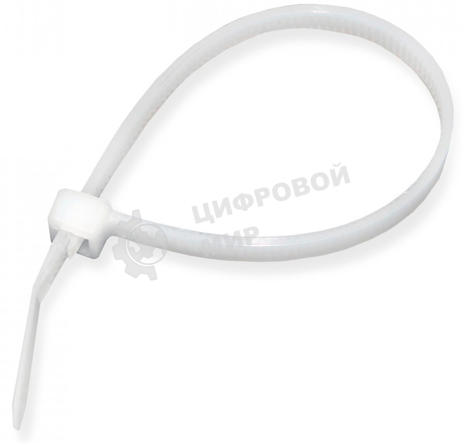 Стяжка нейлоновая Hyperline GTR-200STC открывающаяся, безгалогенная (halogen free), 200x4.8 мм (100 шт)