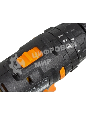 Дрель-шуруповерт Вихрь ДА-18Л-2КУ/Б, 18 В, 2 Ач, 45 Нм, щеточный