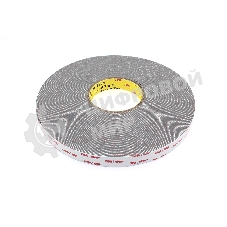 Скотч двусторонний вспененный 3M VHB 20 мм серый, 50 м