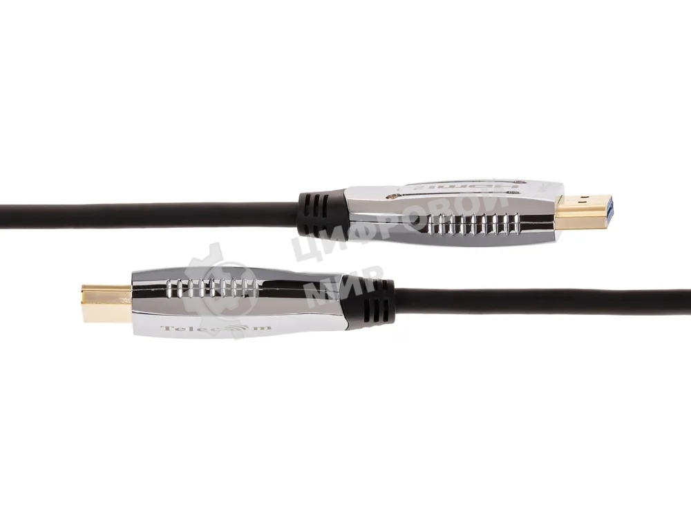 Кабель Активный оптический кабель HDMI 19M/M,ver. 2.1, 8K@60 Hz 5m Telecom TCG2120-5M