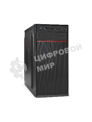 Компьютерный корпус Minitower ExeGate BAA-113U-UNS450 (mATX, БП UNS450 с вент. 12см, 2хUSB+1хUSB 3.0, аудио, черный)