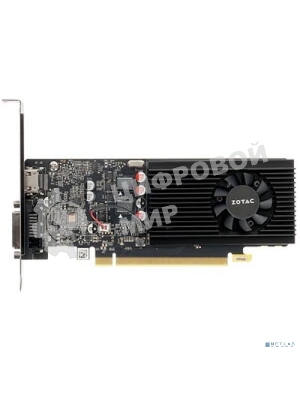 Видеокарта Zotac GT 1030 2Gb GDDR5,64bit, HDCP, HDMI/DVD-D, ZT-P10300A-10L, RTL