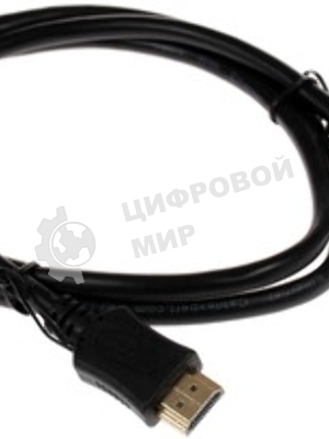 Кабель Cablexpert HDMI CC-HDMI4L-1M, 19M/19M, v2.0, серия Light, позол.разъемы, экран, 1м, черный, пакет