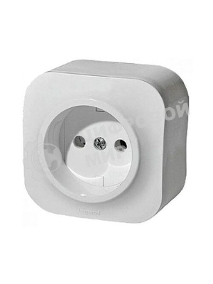 Розетка Legrand 782210 без заземления без шторок (Белая)
