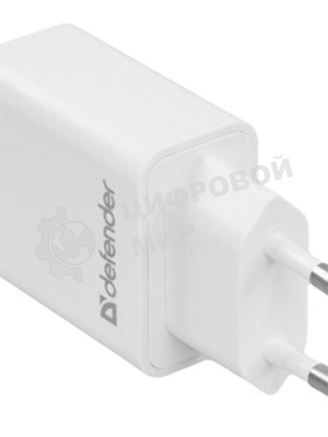 Сетевой адаптер питания Defender 1xUSB, 5V/2.1А, белый (UPA-21)