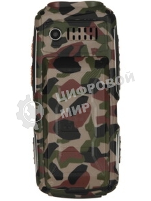 Мобильный телефон BQ 2430 Tank Power серебро/камуфляж