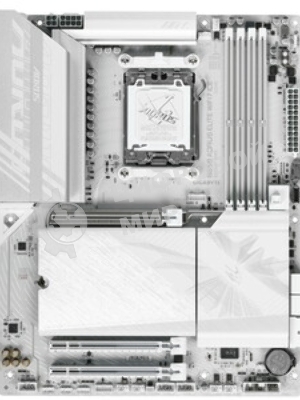 Материнская плата Gigabyte B850 AORUS ELITE WIFI7 ICE rev. 1.1, AM5, AMD B850, 4xDDR5, 4xSATA, 3xM.2, 1xPCIe 5.0 x16, 2xPCIe 3.0 x16, 1xDP, 1x2.5Gb LAN, Wi-Fi 7, Bluetooth 5.4, 1xUSB-C 10Gbps, 2xUSB-A 10Gbps, 5xUSB-A 5Gbps, 4xUSB-A 2.0, 3x3.5 мм + S/PDIF оптический, 7.1, ATX