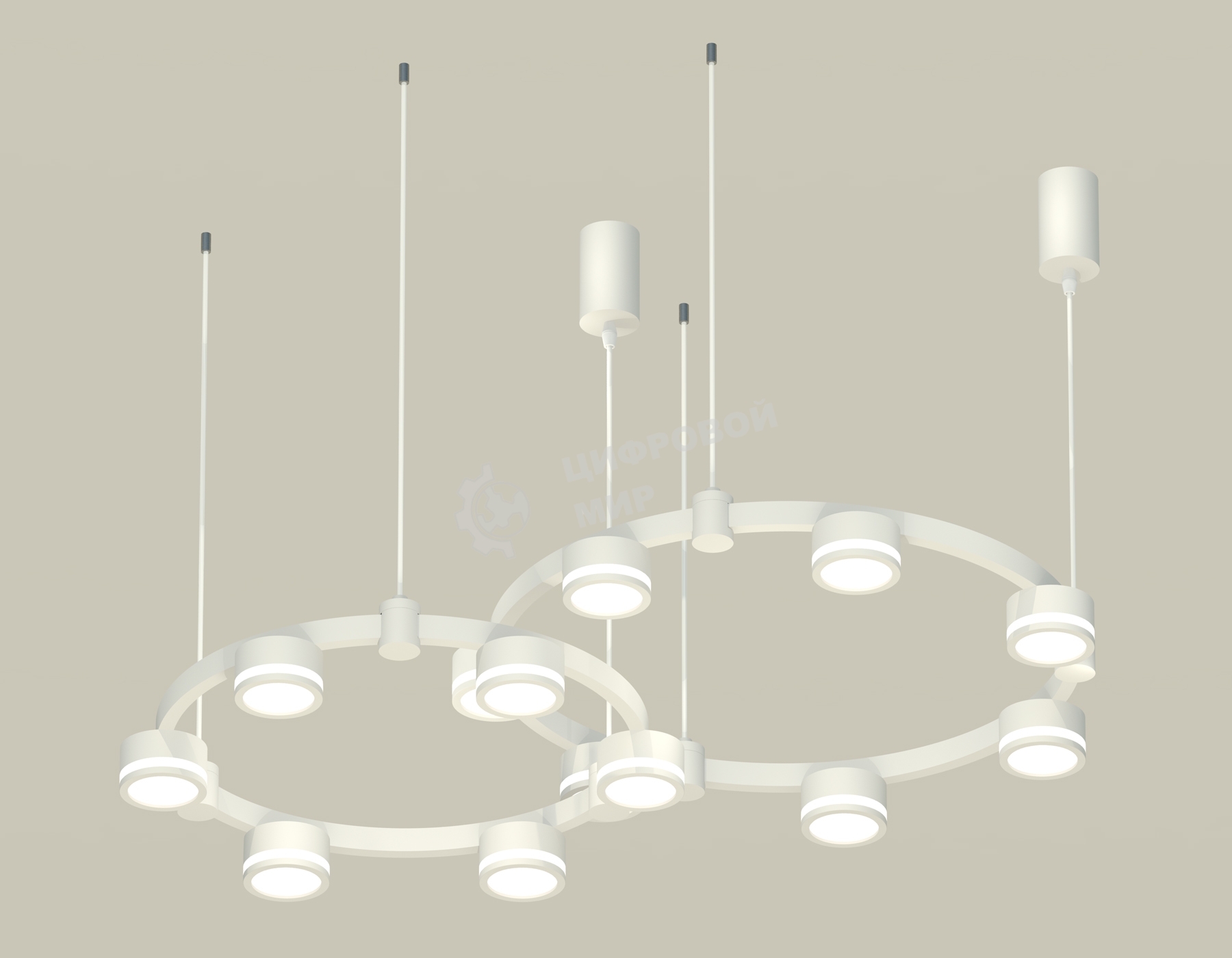 Светильник Ambrella light XR92081004/13 SWH/FR белый песок/белый матовый GX53 (A9208, C9236, C9231, N8412)