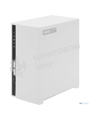 Сетевое хранилище SMB QNAP TS-233 NAS 2 HDD trays. ARM 4-core Cortex-A55 2.0GHz, ram 2 Gb (max), 1x1GbE, 2xUSB 2.0 port,1xUSB 3.2 Gen 1