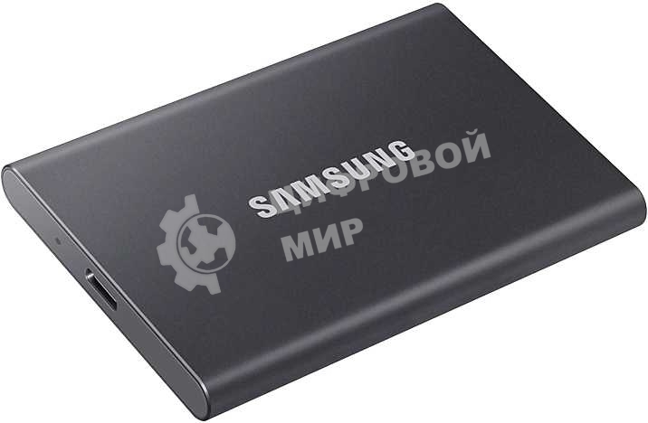 Внешний SSD Samsung T7, 2TB, USB 3.2 Gen 2 Type-C, R/W 1050/1000, титан