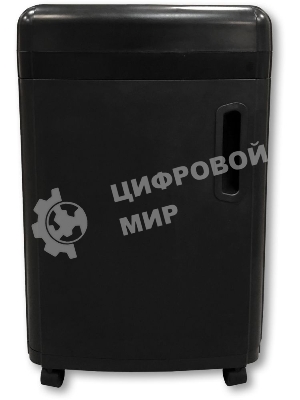 Шредер Office Kit S180 (0,8х1) черный (секр.P-7)/фрагменты/5лист./32лтр./пл.карты/CD