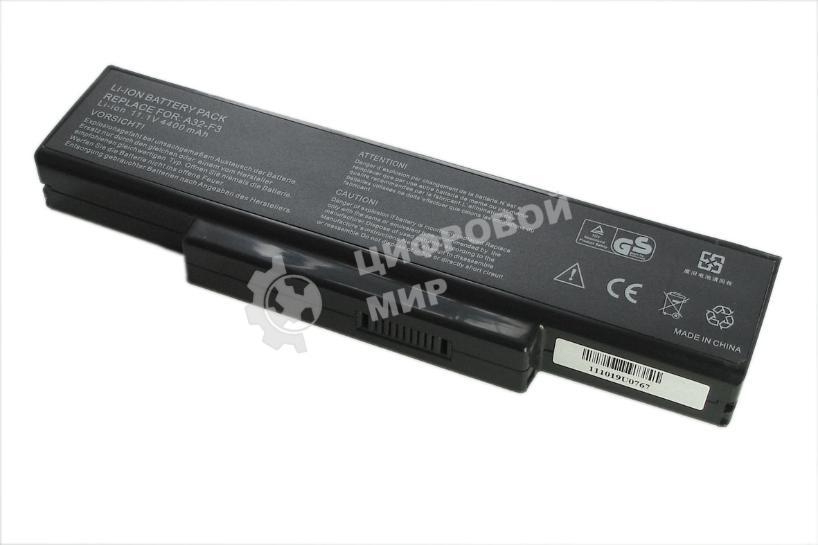 Аккумуляторная батарея для ноутбука Asus A9 F3 Z94 G50 5200mAh OEM черный