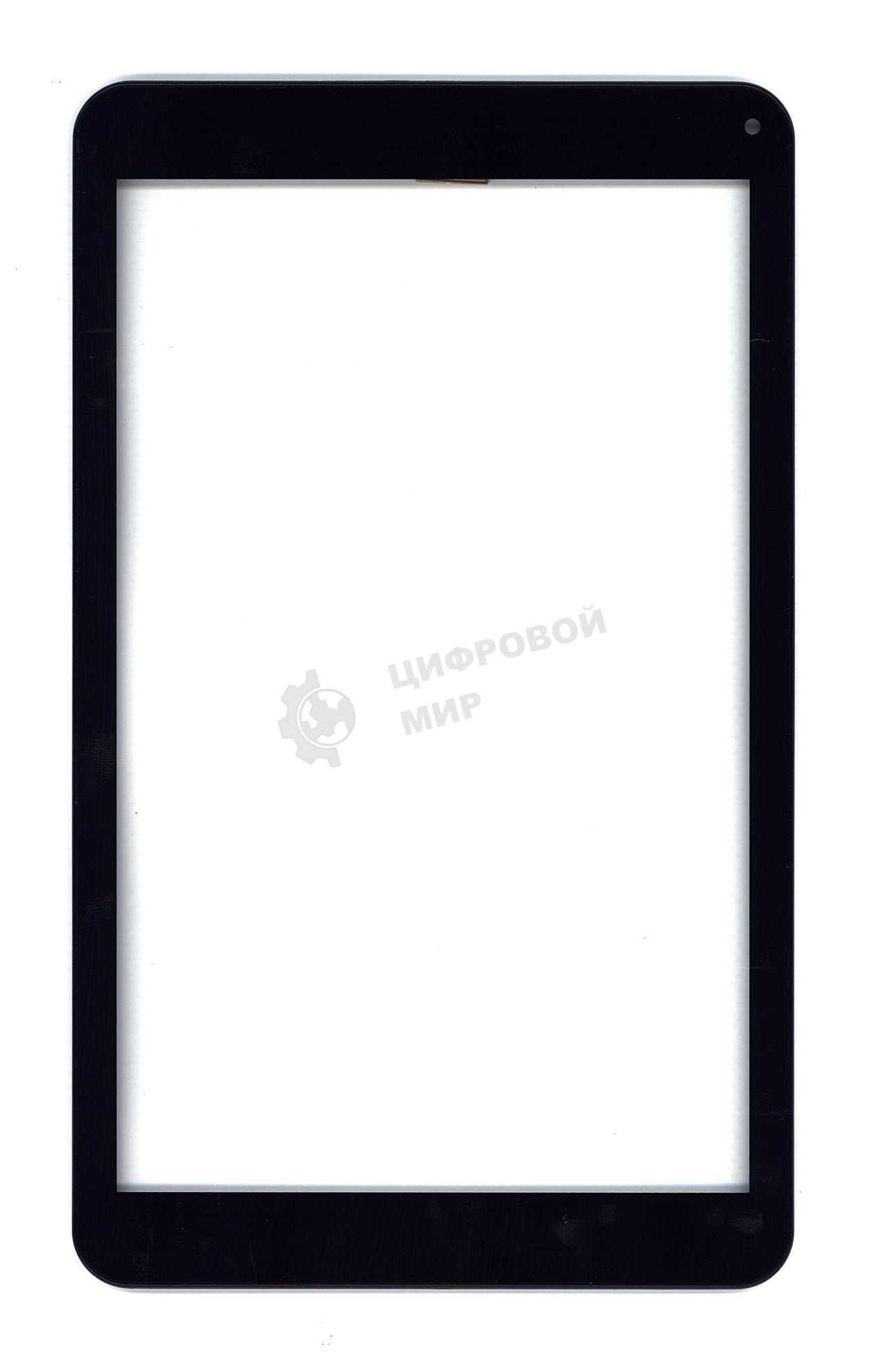 Сенсорное стекло (тачскрин) для Irbis TZ16, черное с рамкой