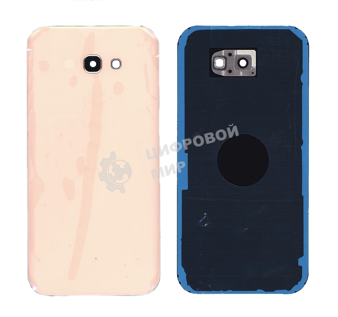 Задняя крышка для Samsung A720 Galaxy A7 (2017) розовый