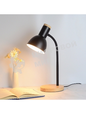 Светильник настольный СТАРТ CT84, E27, до 40Вт, 1,5м, черный