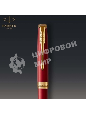 Ручка шариковая Parker Sonnet Core K539 (CW1931476) LaqRed GT M, черные чернила, подарочная коробка