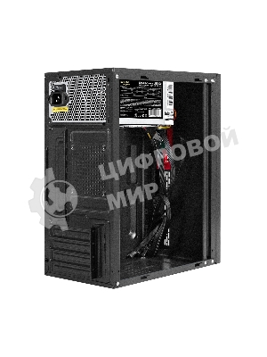Компьютерный корпус Minitower ExeGate BAA-403-UNS400 (mATX, БП UNS400 с вент. 12см, 2*USB, HD Audio, черный)