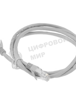 Патч-корд ExeGate EX286382RUS UTP-RJ45-RJ45-5e-1,5M-LSZH-GY, UTP, cat.5e, LSZH, 1.5м, серый