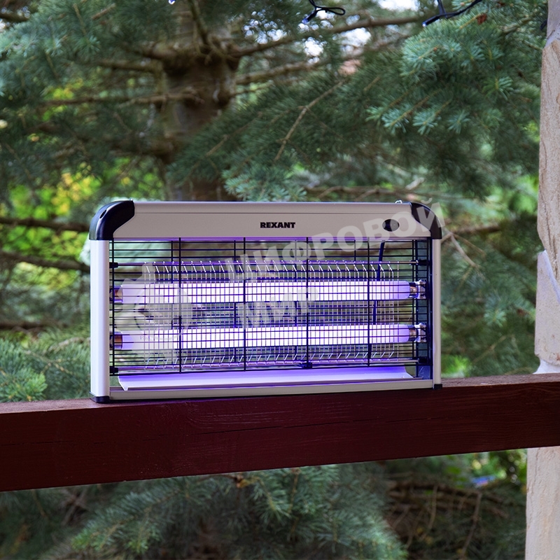 Антимоскитная лампа Rexant 2 х 15 Вт, 220 В (R100)