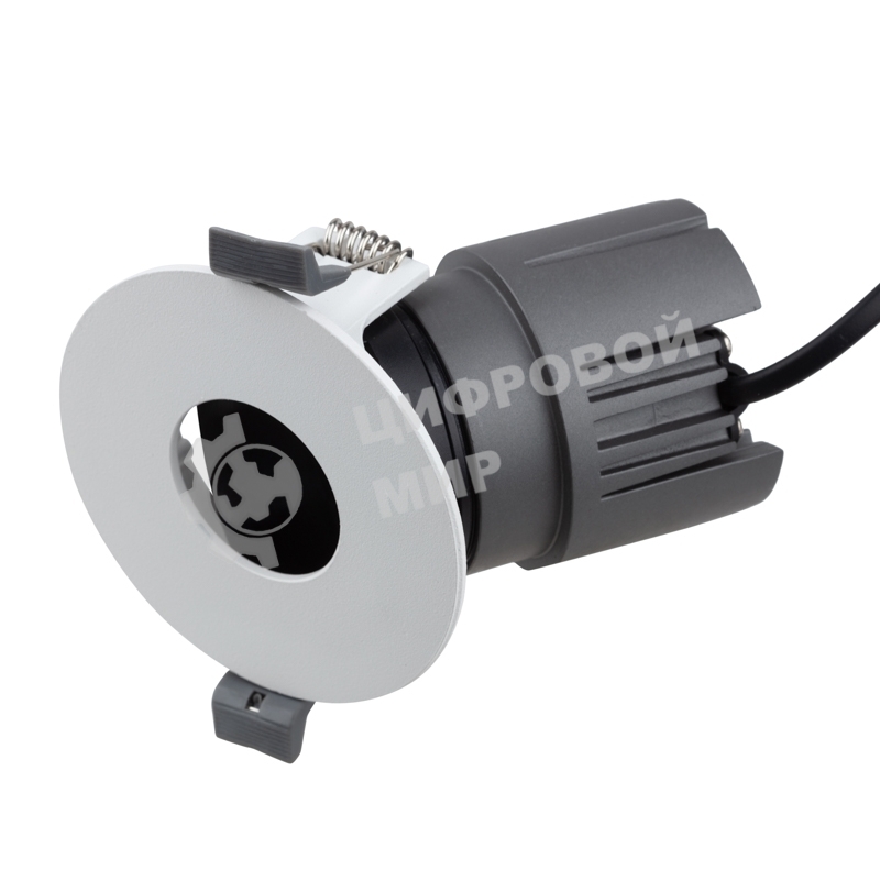 Светильник встраиваемый поворотный Rexant Horeca Dark Light с антиослепляющим эффектом 12 Вт 4000 К Ring LED WHITE