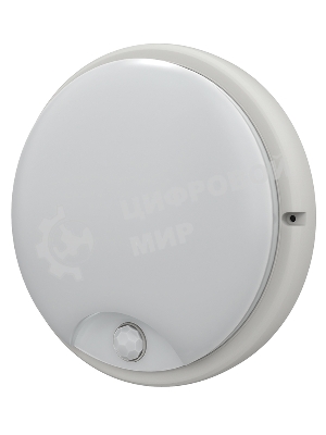 Светильник светодиодный IEK ДПО 4100Д 12Вт 4000К IP54 круг бел. ИК ДД LDPO0-4100D-12-4000-K01