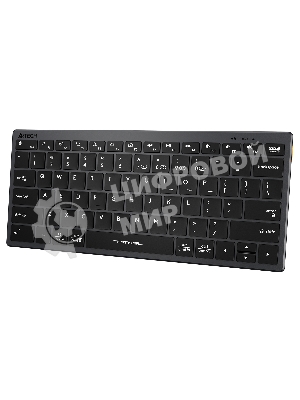 Клавиатура беспроводная A4Tech Fstyler FBX51C серый USB BT/Radio slim Multimedia
