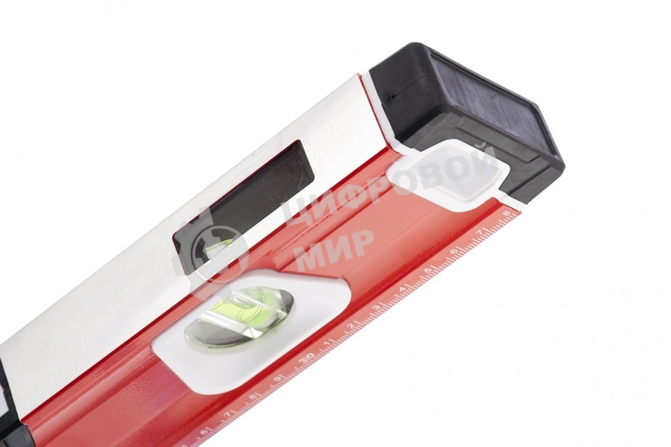 Алюминиевый магнитный фрезерованный уровень Matrix 3 глазка, 1500 мм