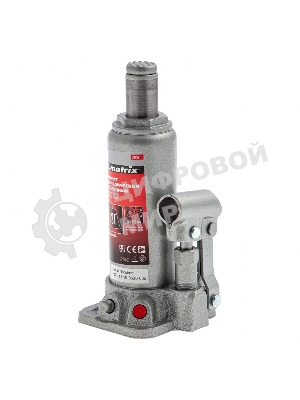 Домкрат Matrix бутылочный 3т h подъема 194–372мм в пласт. кейсе