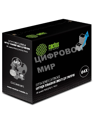 Картридж лазерный Cactus CS-CC364X-MPS черный (30000стр.) для HP LJ P4015/P4515