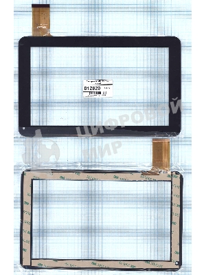 Сенсорное стекло (тачскрин) WJ518-FPC v2.0, черное