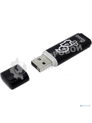 Флешка USB Smartbuy 64 Gb USB Smartbuy Glossy series черный (SB64 GbGS-K)