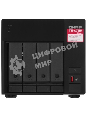 Сетевое хранилище NAS Qnap TS-473A-8G 4-bay Ryzen V1500B