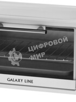 Мини-печь Galaxy Line GL 2625, белый, 8 л, 1000 Вт, таймер на 60 минут, индикатор работы, автоотключение