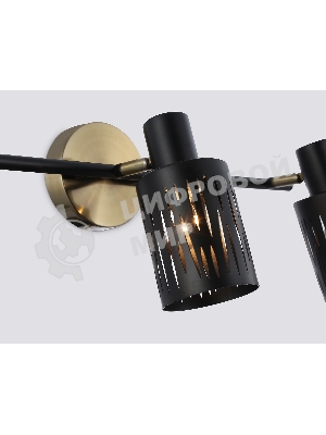 Светильник Ambrella light TR8669/3 BK/SB чёрный/бронза E14/3 max 60W 560*100*190