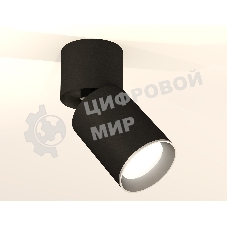 Светильник Ambrella Light XM6313031 SBK/BK/MCH черный песок/черный/хром матовый MR16 GU5.3 (A2221, C6313, N6104)