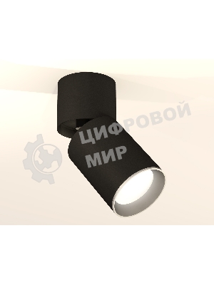 Светильник Ambrella Light XM6313031 SBK/BK/MCH черный песок/черный/хром матовый MR16 GU5.3 (A2221, C6313, N6104)