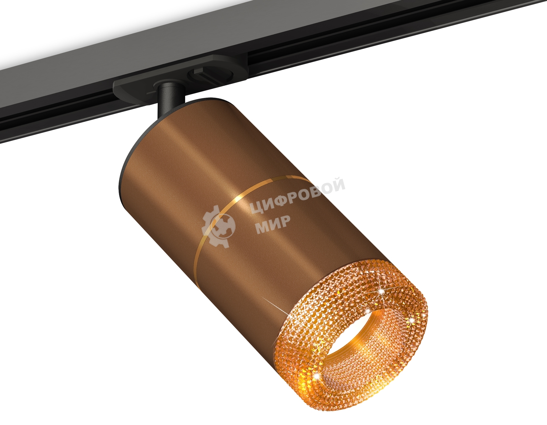 Светильник Ambrella light XT7404003 SCF/PYG/CF/SBK кофе песок/золото желтое полированное/кофе/черный песок MR16 GU5.3