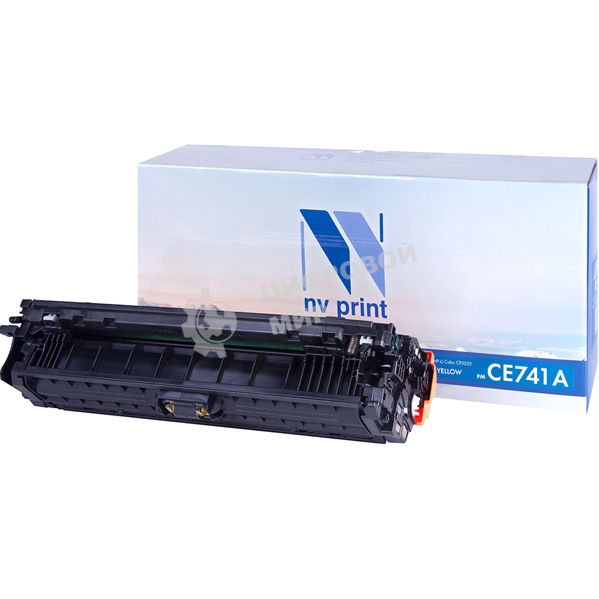 Картридж лазерный NVPrint совместимый HP CE741A Cyan для LJ Color CP5220 (7300k)