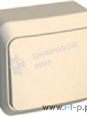 Переключатель 1-кл. ОП Этюд 10А крем. SchE BA10-004K