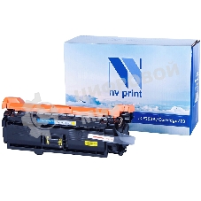 Картридж лазерный NVPrint совместимый HP CE252A/Canon 723 Yellow для LaserJet Color CP3525/CP3525dn/CP3525n/CP3525x/CM3530/CM3530fs/Canon i-SENSYS LBP7750Cdn (7000k)