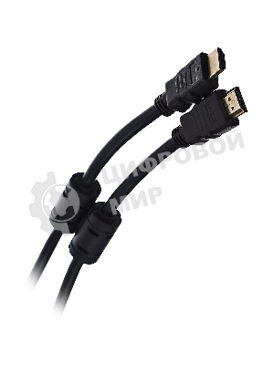 Кабель HDMI v.1.4 10м Telecom, 2 фильтра, 19M -19M, с позолоченными контактами