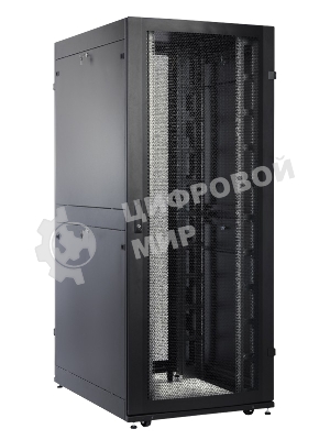 Шкаф серверный ЦМО ШТК-СП-42.8.12-48АА-9005 42U 800x1200 мм пер. дв. перфор. задн. дв. перфор. 2-хст. 2 бок. пан. 1350 кг черный
