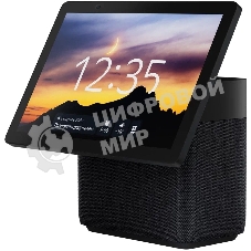 Умная колонка Яндекс Станция Дуо Макс, 60Вт, с экраном, 2 динамика, часы, камера, Wi-Fi, Bluetooth 5.2, Zigbee, Алиса, черный