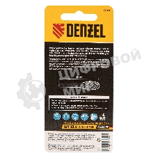 Борфреза по металлу Denzel твердосплавная, овальная, тип-E, 8 мм