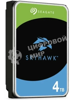 Жесткий диск Seagate 4Tb Skyhawk (ST4000VX016) OEM Serial ATA III, 5400 rpm, 256mb, для видеонаблюдения