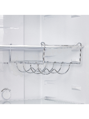 Холодильник Maunfeld MFF186NFRB черный двухкамерный 181/71л морозилка снизу, No Frost