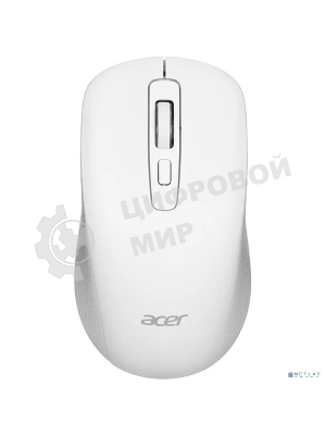Мышь беспроводная Acer OMR309 белый, 1600 dpi, радиоканал, USB, кнопки - 4