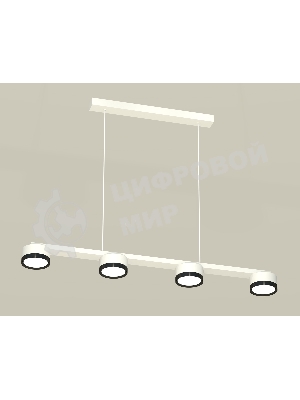 Светильник Ambrella light XB9151151/4 SWH/PBK белый песок/черный полированный GX53 (C9151, N8113)